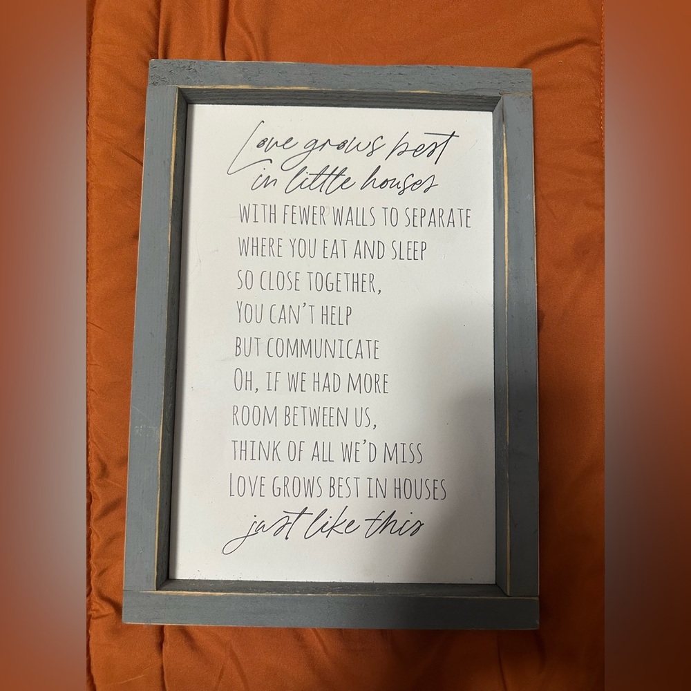 Gray and White Inspirational Wall Art